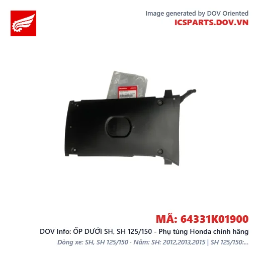 ỐP DƯỚI SH, SH 125/150 - Phụ tùng Honda chính hãng
