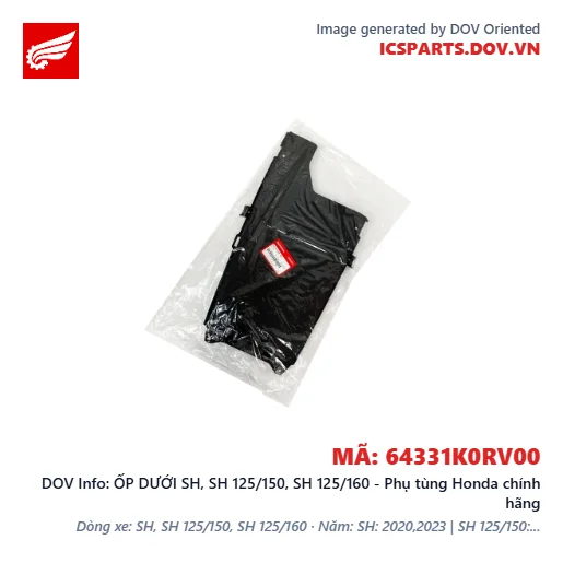 ỐP DƯỚI SH, SH 125/150, SH 125/160 - Phụ tùng Honda chính hãng