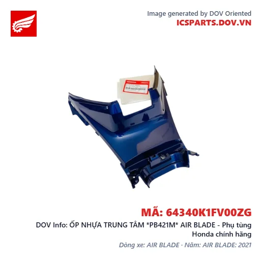 ỐP NHỰA TRUNG TÂM *PB421M* AIR BLADE - Phụ tùng Honda chính hãng