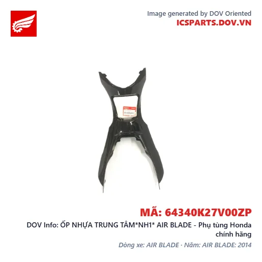 ỐP NHỰA TRUNG TÂM*NH1* AIR BLADE - Phụ tùng Honda chính hãng