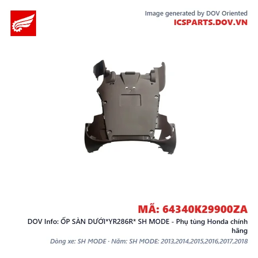 ỐP SÀN DƯỚI*YR286R* SH MODE - Phụ tùng Honda chính hãng