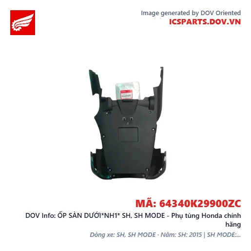 ỐP SÀN DƯỚI*NH1* SH, SH MODE - Phụ tùng Honda chính hãng