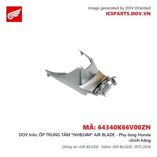 ỐP TRUNG TÂM *NHB24M* AIR BLADE - Phụ tùng Honda chính hãng