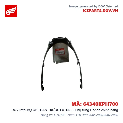 BỘ ỐP THÂN TRƯỚC FUTURE - Phụ tùng Honda chính hãng