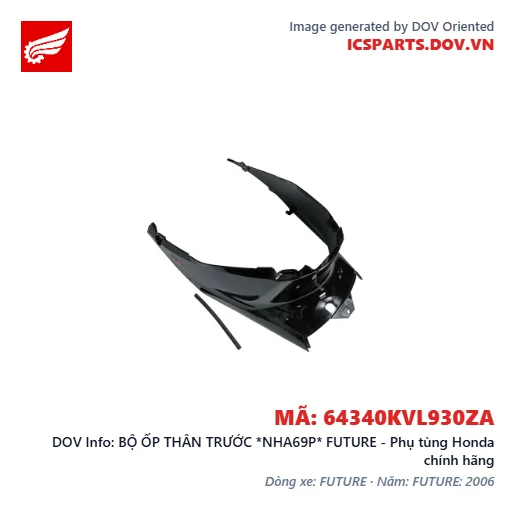 BỘ ỐP THÂN TRƯỚC *NHA69P* FUTURE - Phụ tùng Honda chính hãng