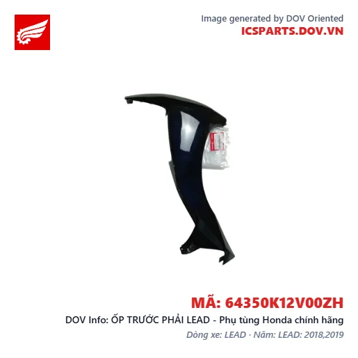 ỐP TRƯỚC PHẢI LEAD - Phụ tùng Honda chính hãng