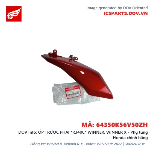ỐP TRƯỚC PHẢI *R340C* WINNER, WINNER X - Phụ tùng Honda chính hãng