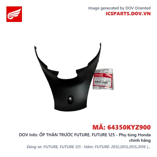 ỐP THÂN TRƯỚC FUTURE, FUTURE 125 - Phụ tùng Honda chính hãng