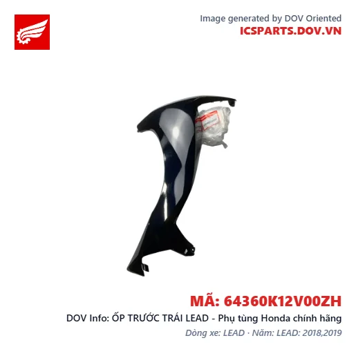ỐP TRƯỚC TRÁI LEAD - Phụ tùng Honda chính hãng