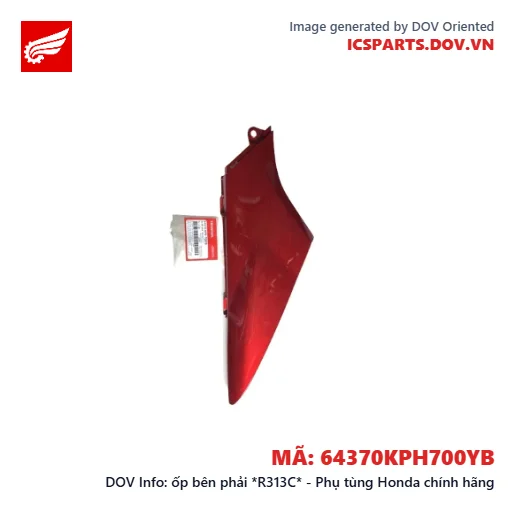 ốp bên phải *R313C* - Phụ tùng Honda chính hãng