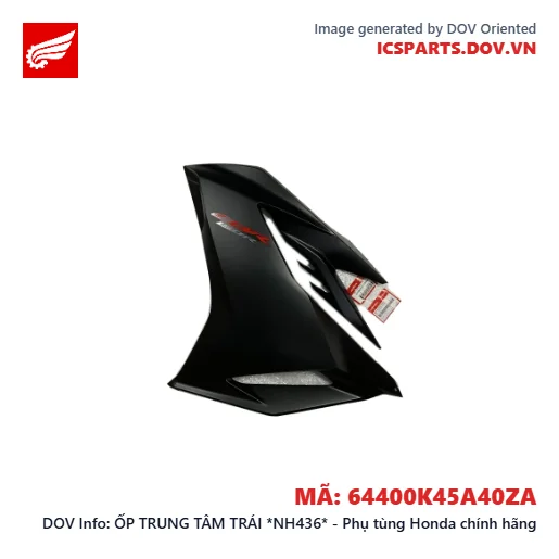 ỐP TRUNG TÂM TRÁI *NH436* - Phụ tùng Honda chính hãng