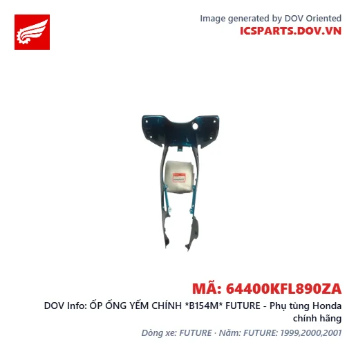 ỐP ỐNG YẾM CHÍNH *B154M* FUTURE - Phụ tùng Honda chính hãng