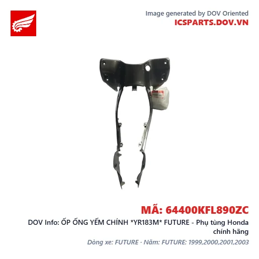 ỐP ỐNG YẾM CHÍNH *YR183M* FUTURE - Phụ tùng Honda chính hãng
