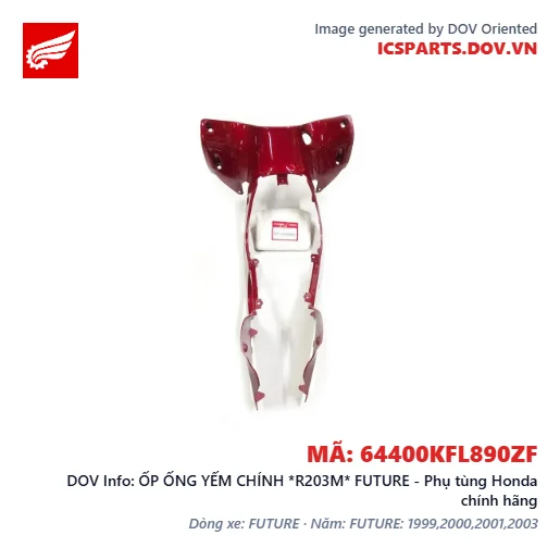 ỐP ỐNG YẾM CHÍNH *R203M* FUTURE - Phụ tùng Honda chính hãng