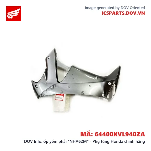 ốp yếm phải *NHA62M* - Phụ tùng Honda chính hãng