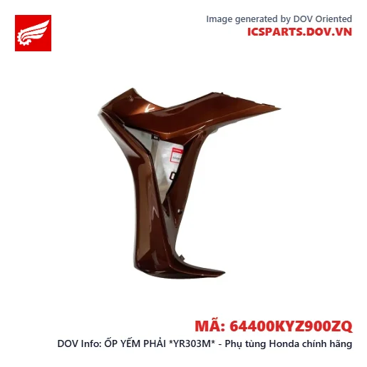 ỐP YẾM PHẢI *YR303M* - Phụ tùng Honda chính hãng