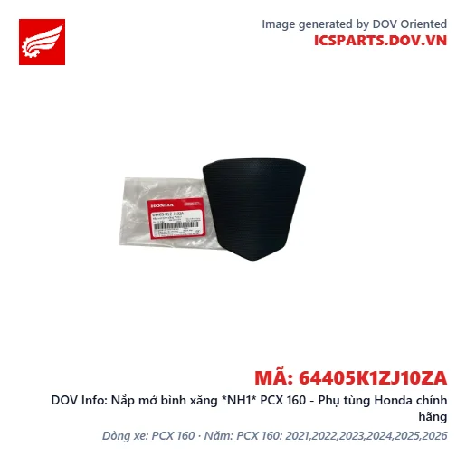 Nắp mở bình xăng *NH1* PCX 160 - Phụ tùng Honda chính hãng