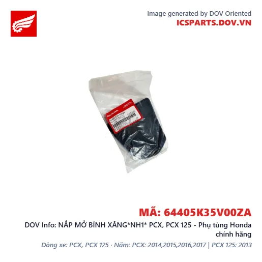 NẮP MỞ BÌNH XĂNG*NH1* PCX, PCX 125 - Phụ tùng Honda chính hãng
