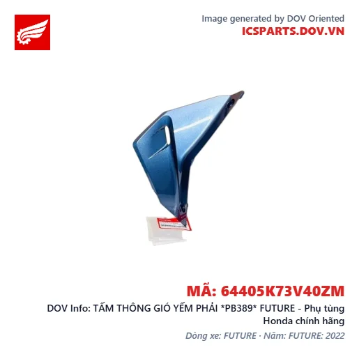 TẤM THÔNG GIÓ YẾM PHẢI *PB389* FUTURE - Phụ tùng Honda chính hãng