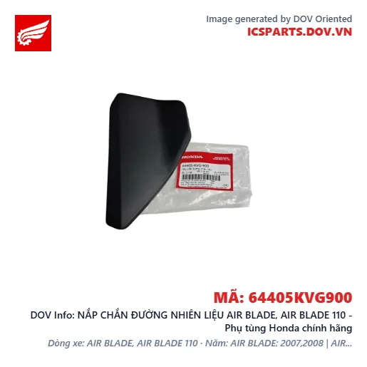 NẮP CHẮN ĐƯỜNG NHIÊN LIỆU AIR BLADE, AIR BLADE 110 - Phụ tùng Honda chính hãng