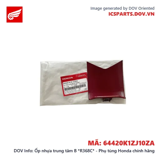 Ốp nhựa trung tâm B *R368C* - Phụ tùng Honda chính hãng
