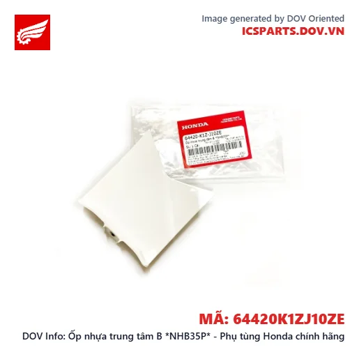 Ốp nhựa trung tâm B *NHB35P* - Phụ tùng Honda chính hãng
