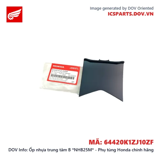 Ốp nhựa trung tâm B *NHB25M* - Phụ tùng Honda chính hãng