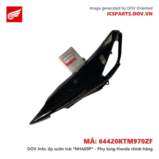 ốp sườn trái *NHA69P* - Phụ tùng Honda chính hãng