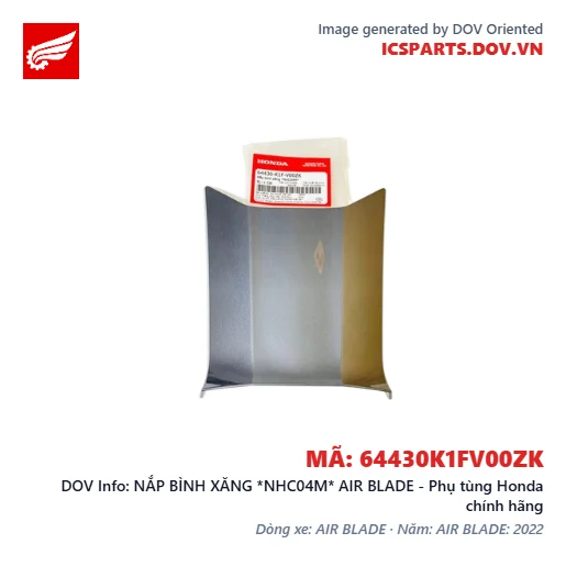 NẮP BÌNH XĂNG *NHC04M* AIR BLADE - Phụ tùng Honda chính hãng