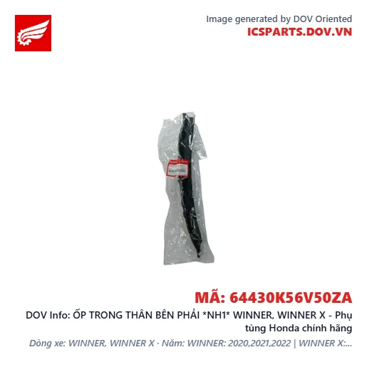 ỐP TRONG THÂN BÊN PHẢI *NH1* WINNER, WINNER X - Phụ tùng Honda chính hãng