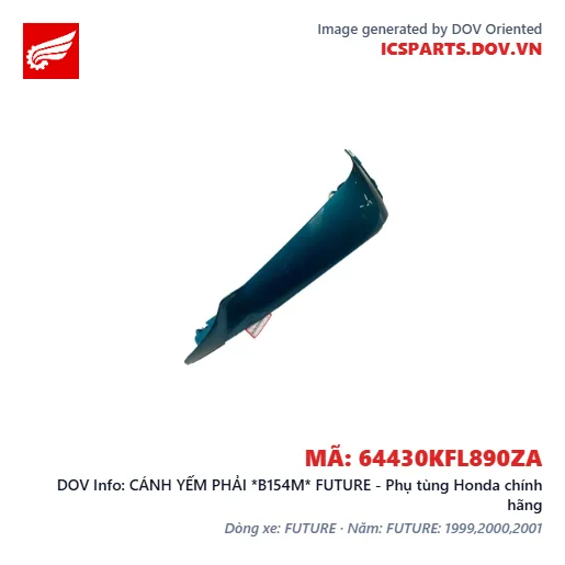 CÁNH YẾM PHẢI *B154M* FUTURE - Phụ tùng Honda chính hãng