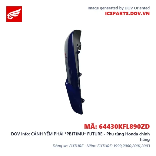 CÁNH YẾM PHẢI *PB171MU* FUTURE - Phụ tùng Honda chính hãng