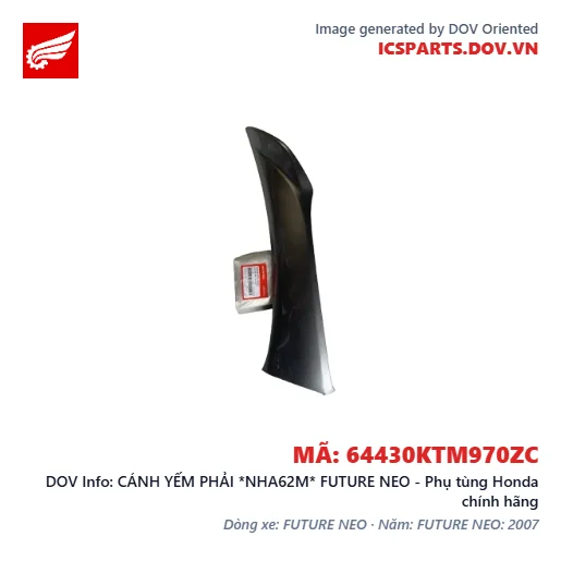 CÁNH YẾM PHẢI *NHA62M* FUTURE NEO - Phụ tùng Honda chính hãng