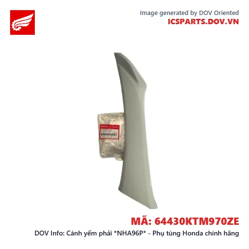 Cánh yếm phải *NHA96P* - Phụ tùng Honda chính hãng