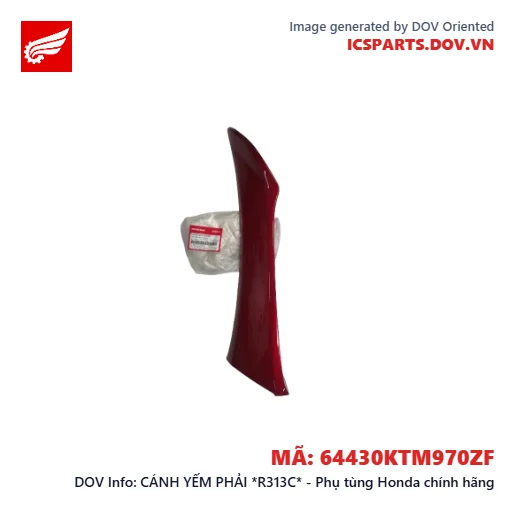 CÁNH YẾM PHẢI *R313C* - Phụ tùng Honda chính hãng