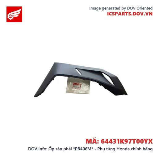 Ốp sàn phải *PB406M* - Phụ tùng Honda chính hãng