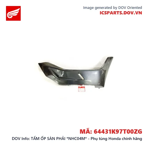 TẤM ỐP SÀN PHẢI *NHC04M* - Phụ tùng Honda chính hãng