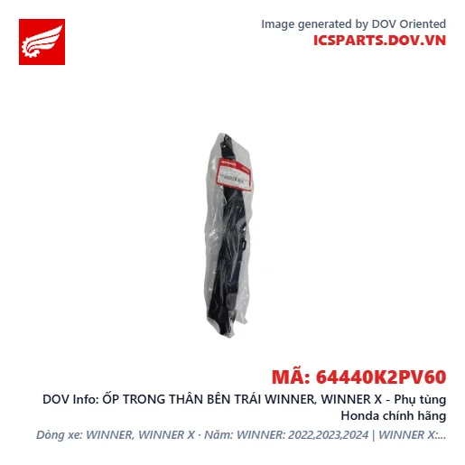 ỐP TRONG THÂN BÊN TRÁI WINNER, WINNER X - Phụ tùng Honda chính hãng