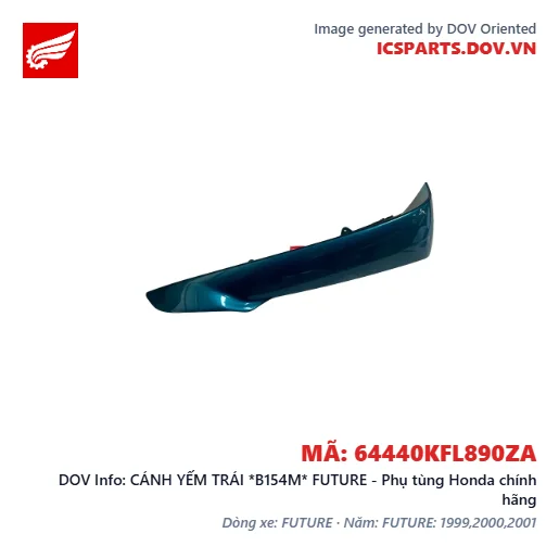 CÁNH YẾM TRÁI *B154M* FUTURE - Phụ tùng Honda chính hãng