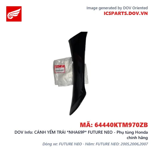 CÁNH YẾM TRÁI *NHA69P* FUTURE NEO - Phụ tùng Honda chính hãng