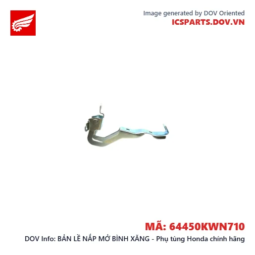 BẢN LỀ NẮP MỞ BÌNH XĂNG - Phụ tùng Honda chính hãng