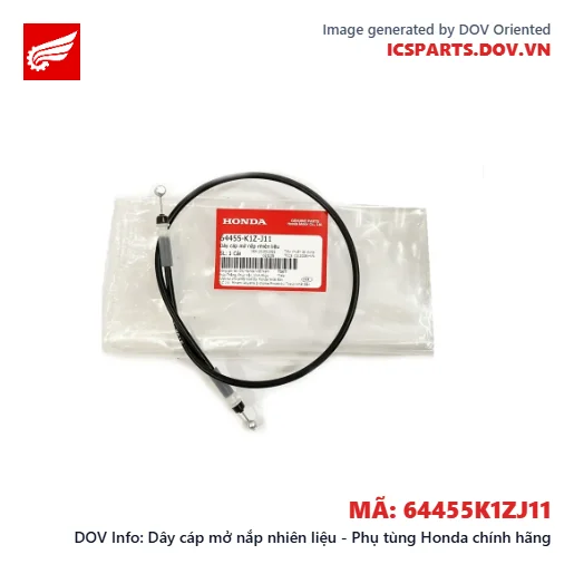 Dây cáp mở nắp nhiên liệu - Phụ tùng Honda chính hãng