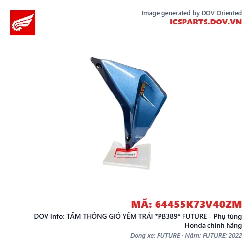 TẤM THÔNG GIÓ YẾM TRÁI *PB389* FUTURE - Phụ tùng Honda chính hãng