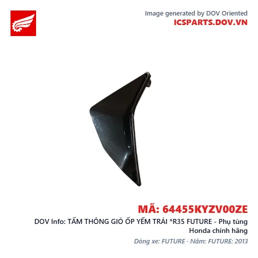 TẤM THÔNG GIÓ ỐP YẾM TRÁI *R35 FUTURE - Phụ tùng Honda chính hãng