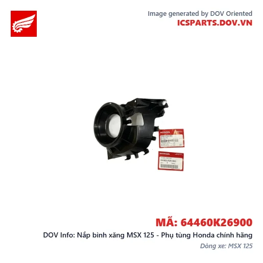 Nắp bình xăng MSX 125 - Phụ tùng Honda chính hãng