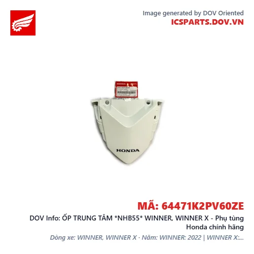 ỐP TRUNG TÂM *NHB55* WINNER, WINNER X - Phụ tùng Honda chính hãng