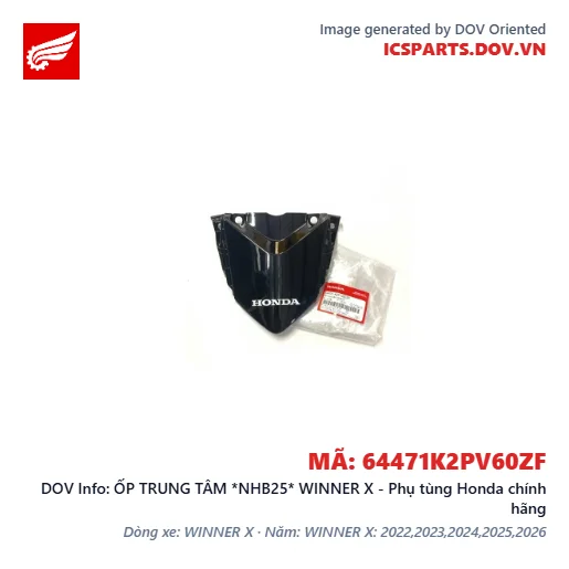 ỐP TRUNG TÂM *NHB25* WINNER X - Phụ tùng Honda chính hãng