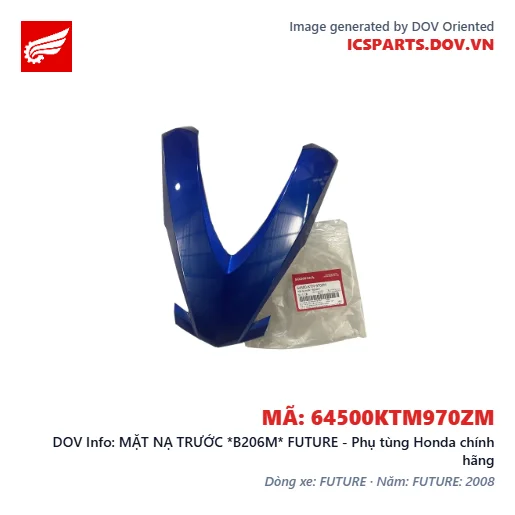 MẶT NẠ TRƯỚC *B206M* FUTURE - Phụ tùng Honda chính hãng