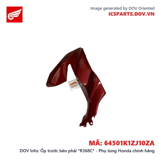 Ốp trước bên phải *R368C* - Phụ tùng Honda chính hãng