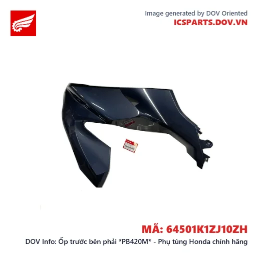 Ốp trước bên phải *PB420M* - Phụ tùng Honda chính hãng